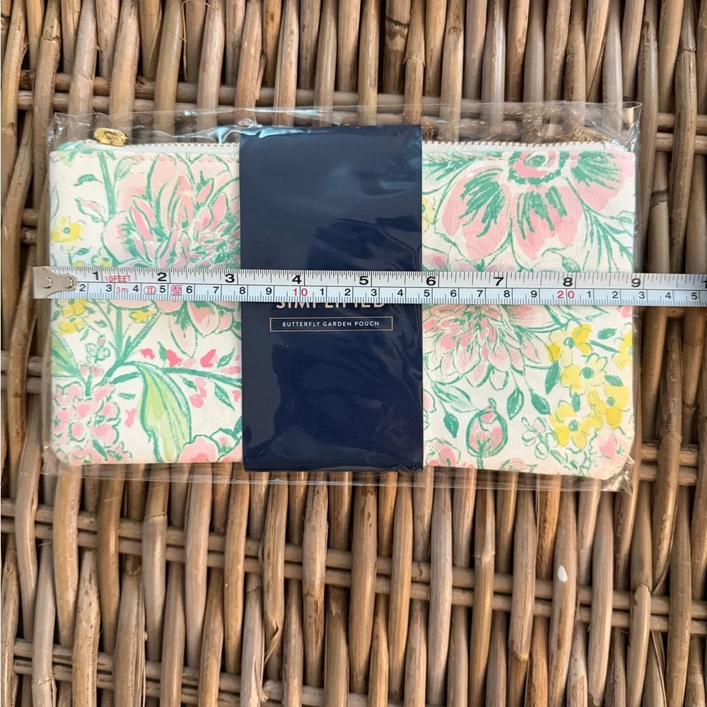 New - Emily Ley Simplified - Butterfly Garden Pouch - pencil pen case